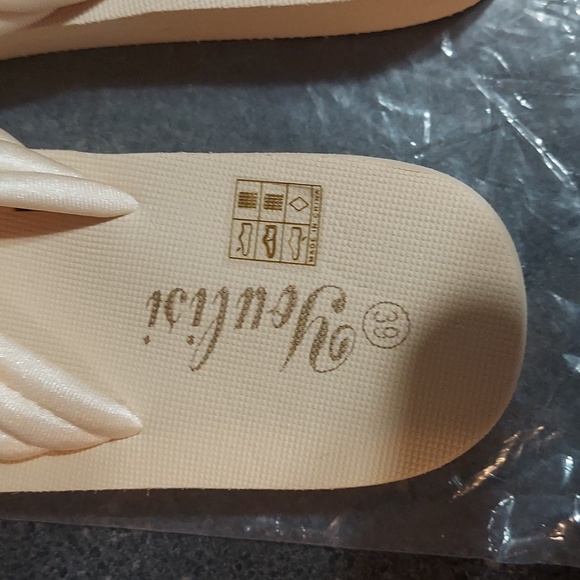 Women's Sandals 39/ 8 1/2  rose &.beige NWT Youlisi  1 inch heel - Picture 8 of 10